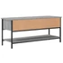 Kép 6/10 - Szürke sonoma színű szerelt fa TV-szekrény 100 x 35 x 45 cm