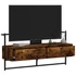 Kép 3/10 - Füstös tölgy színű szerelt fa fali TV szekrény 100,5x30x51 cm