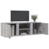 Kép 3/9 - Szürke sonoma szerelt fa TV-szekrény 120 x 34 x 37 cm