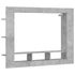 Kép 2/9 - Betonszürke szerelt fa TV-szekrény 152x22x113 cm