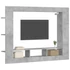 Kép 3/9 - Betonszürke szerelt fa TV-szekrény 152x22x113 cm
