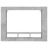 Kép 4/9 - Betonszürke szerelt fa TV-szekrény 152x22x113 cm