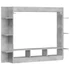 Kép 6/9 - Betonszürke szerelt fa TV-szekrény 152x22x113 cm