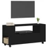 Kép 3/11 - Fekete szerelt fa TV-szekrény 102x34,5x43 cm