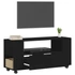 Kép 4/11 - Fekete szerelt fa TV-szekrény 102x34,5x43 cm