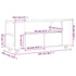 Kép 11/11 - Betonszürke szerelt fa TV-szekrény 102x34,5x43 cm