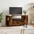 Kép 1/11 - Füstös tölgy színű szerelt fa TV-szekrény 102x34,5x43 cm