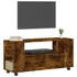 Kép 3/11 - Füstös tölgy színű szerelt fa TV-szekrény 102x34,5x43 cm