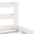 Kép 8/10 - Fehér tömör fenyőfa gyerekágykeret fiókokkal 80 x 200 cm