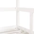 Kép 7/9 - Fehér tömör fenyőfa gyerekágykeret 70 x 140 cm