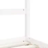 Kép 8/10 - Fehér tömör fenyőfa gyerekágykeret fiókokkal 80 x 200 cm