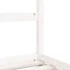 Kép 8/10 - Fehér tömör fenyőfa gyerekágykeret fiókokkal 90 x 200 cm