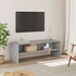Kép 1/9 - Szürke sonoma színű szerelt fa TV-szekrény 120 x 40 x 40 cm