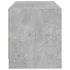 Kép 7/11 - Betonszürke TV-szekrény üvegajtókkal 68x37x42 cm