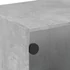Kép 9/11 - Betonszürke TV-szekrény üvegajtókkal 68x37x42 cm