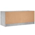 Kép 8/11 - Betonszürke TV-szekrény üvegajtókkal 102 x 37 x 42 cm