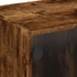 Kép 9/11 - Sonoma tölgy színű TV-szekrény üvegajtókkal 102 x 37 x 42 cm