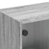 Kép 9/11 - Szürke sonoma színű TV-szekrény üvegajtókkal 102 x 37 x 42 cm