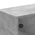 Kép 8/10 - Betonszürke TV-szekrény üvegajtókkal 102 x 37 x 50 cm