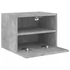 Kép 6/11 - Betonszürke szerelt fa fali TV-szekrény 40 x 30 x 30 cm