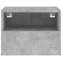 Kép 7/11 - Betonszürke szerelt fa fali TV-szekrény 40 x 30 x 30 cm