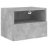 Kép 6/11 - 2 db betonszürke szerelt fa fali TV-szekrény 40 x 30 x 30 cm