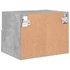 Kép 10/11 - 2 db betonszürke szerelt fa fali TV-szekrény 40 x 30 x 30 cm