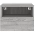 Kép 8/11 - 2 db szürke sonoma szerelt fa fali TV-szekrény 40 x 30 x 30 cm
