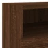 Kép 11/11 - 2 db barna tölgy színű szerelt fa fali TV-szekrény 40x30x30 cm