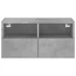 Kép 8/11 - Betonszürke szerelt fa fali TV-szekrény 60 x 30 x 30 cm