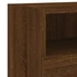 Kép 11/11 - Barna tölgyszínű szerelt fa fali TV-szekrény 60 x 30 x 30 cm