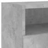 Kép 11/11 - Betonszürke szerelt fa fali TV-szekrény 80 x 30 x 30 cm