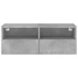 Kép 8/11 - Betonszürke szerelt fa fali TV-szekrény 80 x 30 x 30 cm