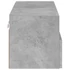 Kép 9/11 - Betonszürke szerelt fa fali TV-szekrény 80 x 30 x 30 cm