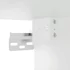 Kép 11/11 - 2 db fehér szerelt fa fali TV-szekrény 100 x 30 x 30 cm