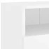 Kép 10/11 - 2 db fehér szerelt fa fali TV-szekrény 100 x 30 x 30 cm