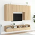 Kép 4/11 - Sonoma tölgyszín szerelt fa fali TV-szekrény 100 x 30 x 30 cm