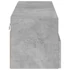 Kép 8/11 - Betonszürke szerelt fa fali TV-szekrény 100 x 30 x 30 cm