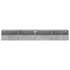 Kép 7/11 - 2 db betonszürke szerelt fa fali TV-szekrény 100x30x30 cm