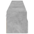 Kép 8/11 - 2 db betonszürke szerelt fa fali TV-szekrény 100x30x30 cm