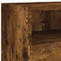 Kép 10/11 - 2 db füstös tölgy színű szerelt fa TV-szekrény 100 x 30 x 30 cm