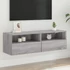 Kép 1/11 - Szürke sonoma színű szerelt fa TV-szekrény 100 x 30 x 30 cm