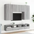 Kép 4/11 - Szürke sonoma színű szerelt fa TV-szekrény 100 x 30 x 30 cm