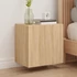 Kép 1/11 - 2 db sonoma tölgy szerelt fa fali TV-szekrény 40,5 x 30 x 40 cm