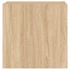 Kép 8/11 - 2 db sonoma tölgy szerelt fa fali TV-szekrény 40,5 x 30 x 40 cm