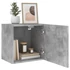 Kép 5/11 - 2 db betonszürke szerelt fa fali TV-szekrény 40,5 x 30 x 40 cm