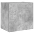 Kép 6/11 - 2 db betonszürke szerelt fa fali TV-szekrény 40,5 x 30 x 40 cm