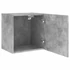 Kép 7/11 - 2 db betonszürke szerelt fa fali TV-szekrény 40,5 x 30 x 40 cm