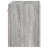 Kép 9/11 - 2 db szürke sonoma szerelt fa fali TV-szekrény 40,5x30x40 cm