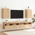 Kép 3/11 - 2 db sonoma tölgy szerelt fa fali TV-szekrény 40,5 x 30 x 60 cm